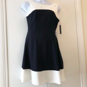 NWT Ivanka Trump Size 12 Navy/Ivory